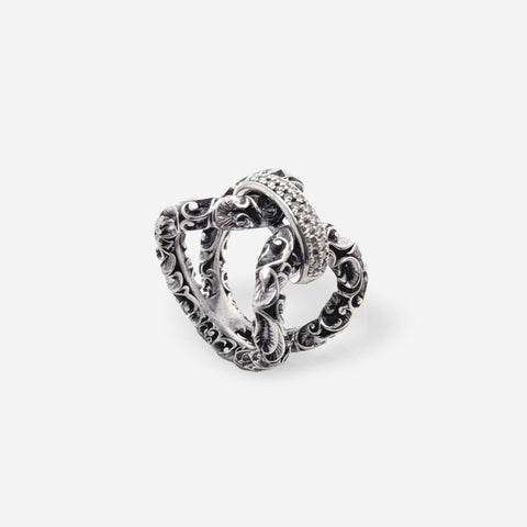 ANELLO UNIQUE CON DIAMANTI