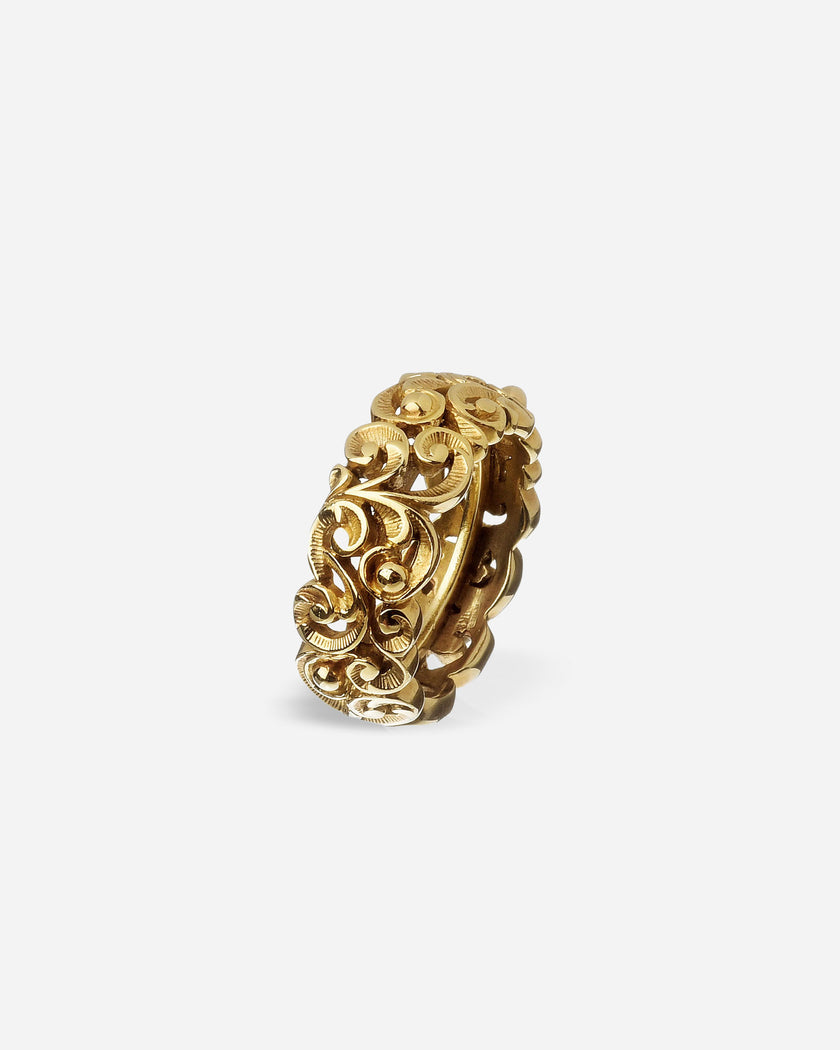 ANELLO A FASCIA MEDIA DORATO