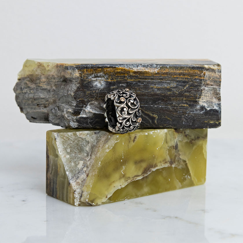 ANELLO A FASCIA LARGE DIAMONDS