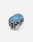 ANELLO CABOCHON SFACCETTATO