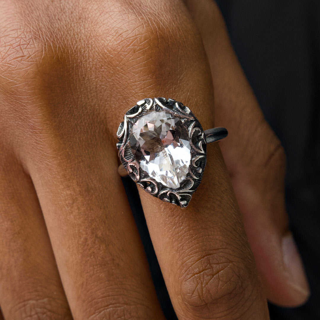 ANELLO SOLITARIO DROP