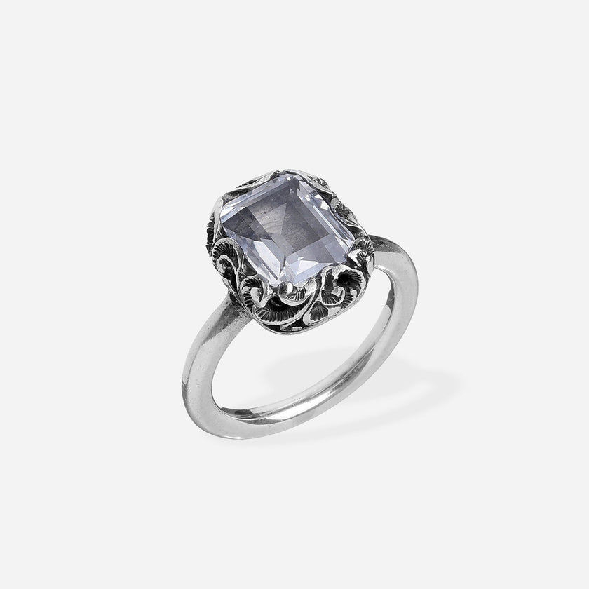 ANELLO COCKTAIL SMERALDO