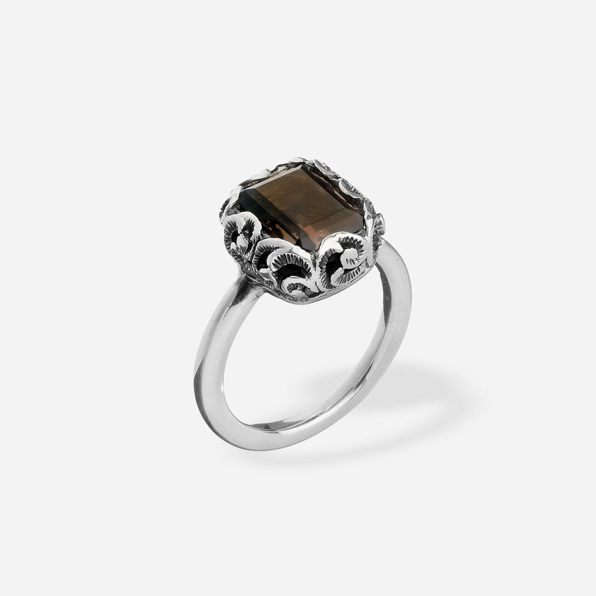 ANELLO COCKTAIL SMERALDO