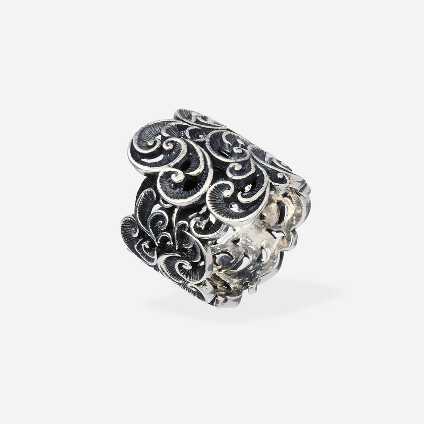 ANELLO A FASCIA LARGA APERTA