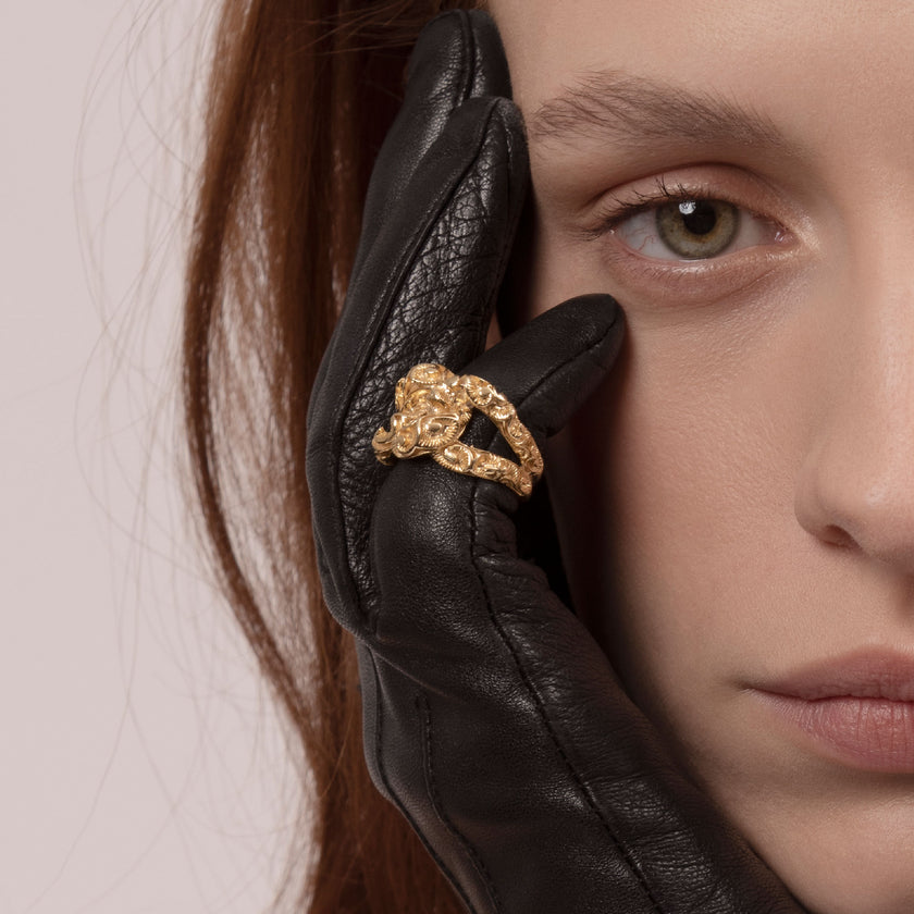 ANELLO GROUMETTE DORATO