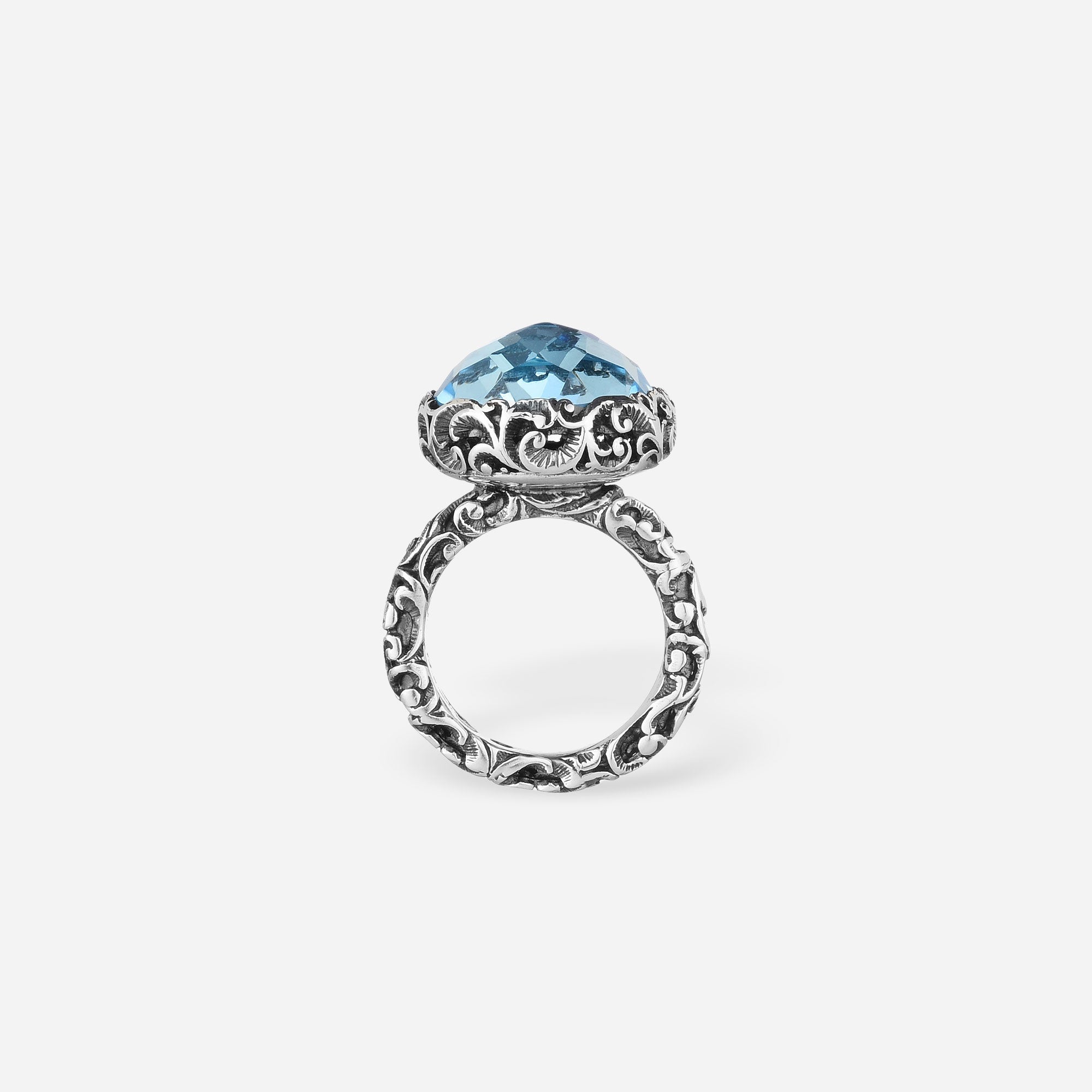 ANELLO PIETRA TONDA CABOCHON