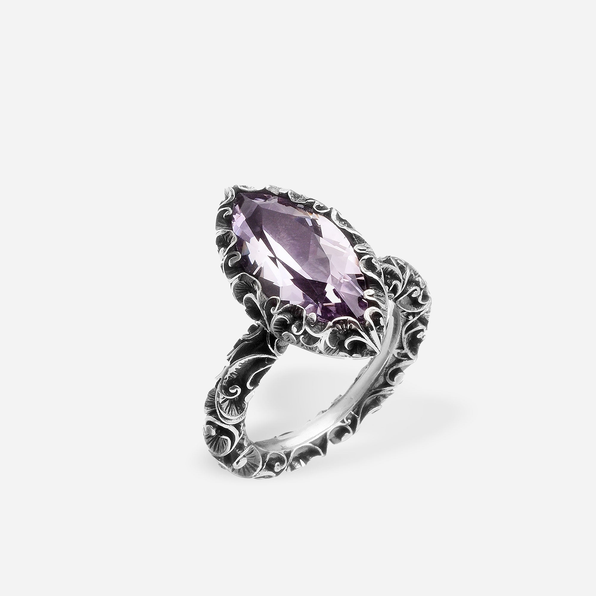 ANELLO SOLITARIO NAVETTE