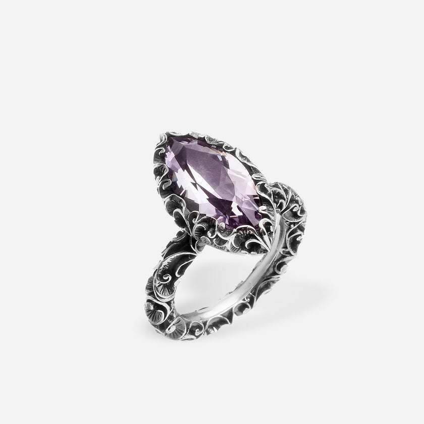 ANELLO SOLITARIO NAVETTE