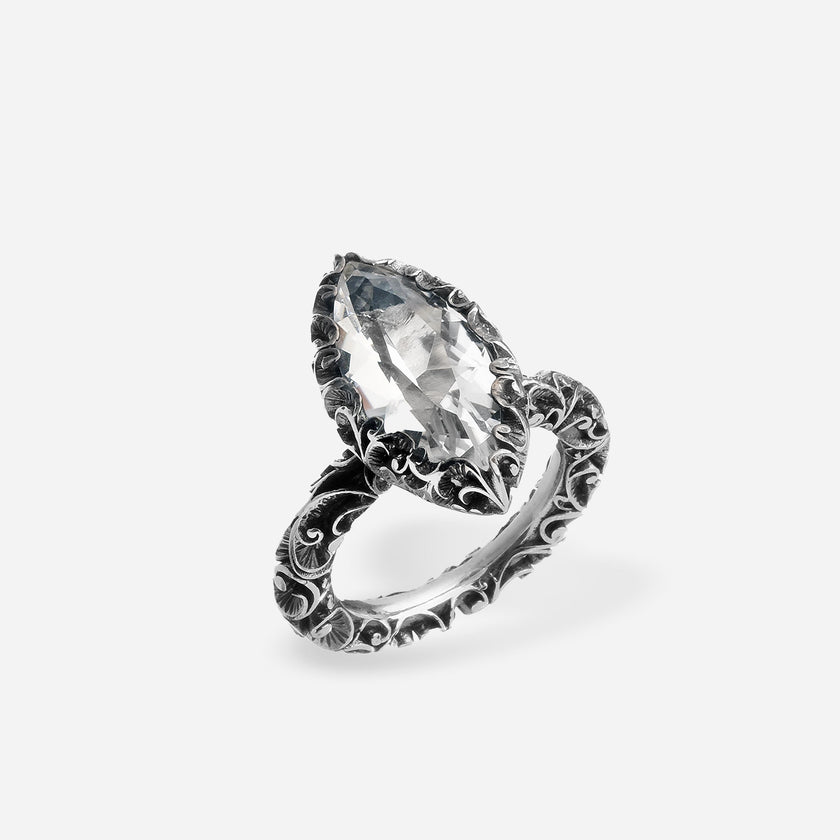 ANELLO SOLITARIO NAVETTE