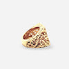 ANELLO CHEVALIER SQUADRATO DORATO