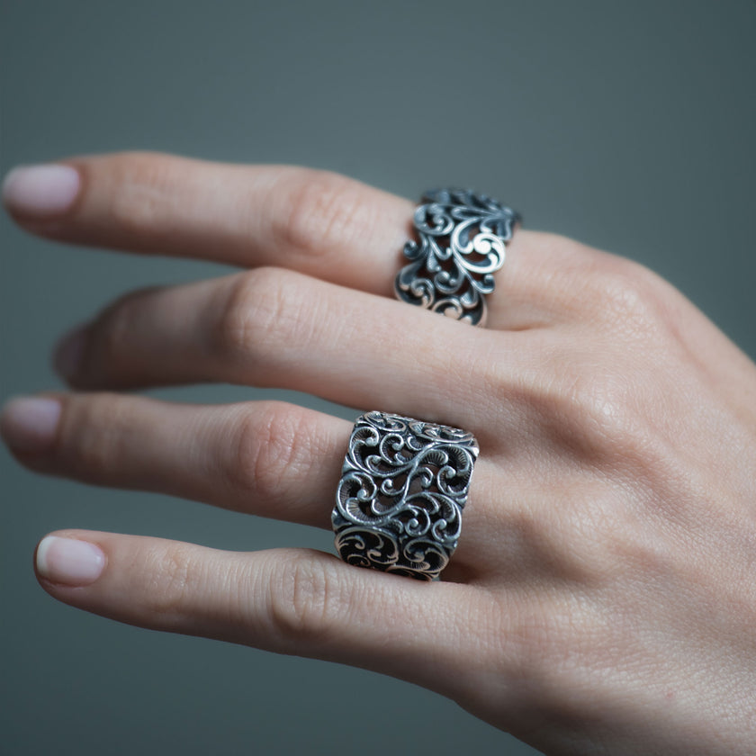 ANELLO CHEVALIER SQUADRATO