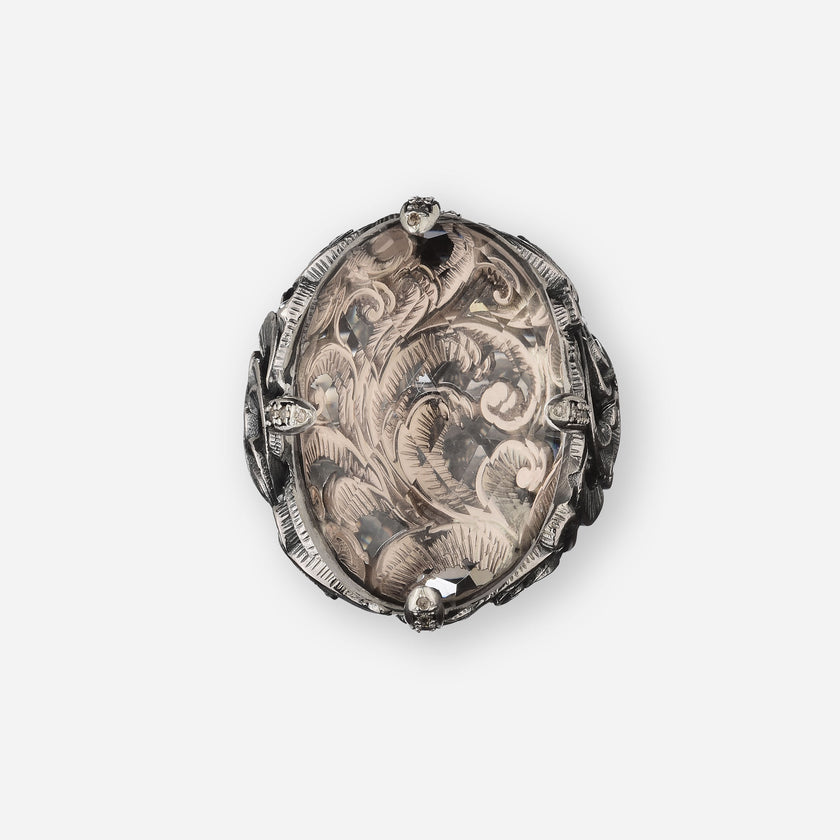 ANELLO MOONLIGHT CABOCHON DIAMONDS