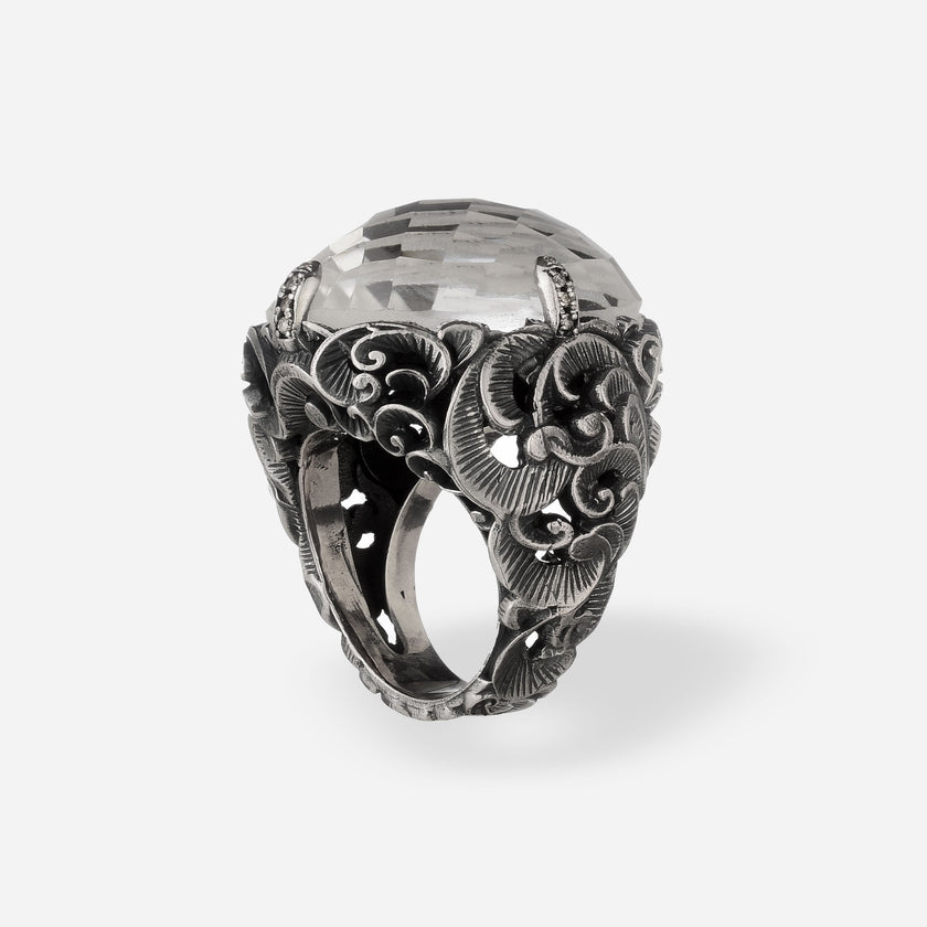 ANELLO MOONLIGHT CABOCHON DIAMONDS