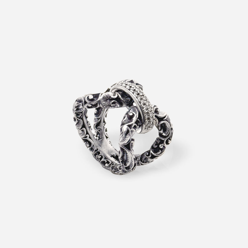 ANELLO UNIQUE CON DIAMANTI