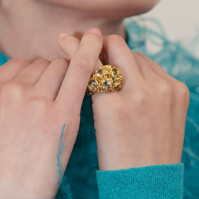 ANELLO CABOCHON DA MIGNOLO