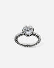 ANELLO SOLITARIO PAVÉ
