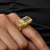 ANELLO BAGUETTE DORATO