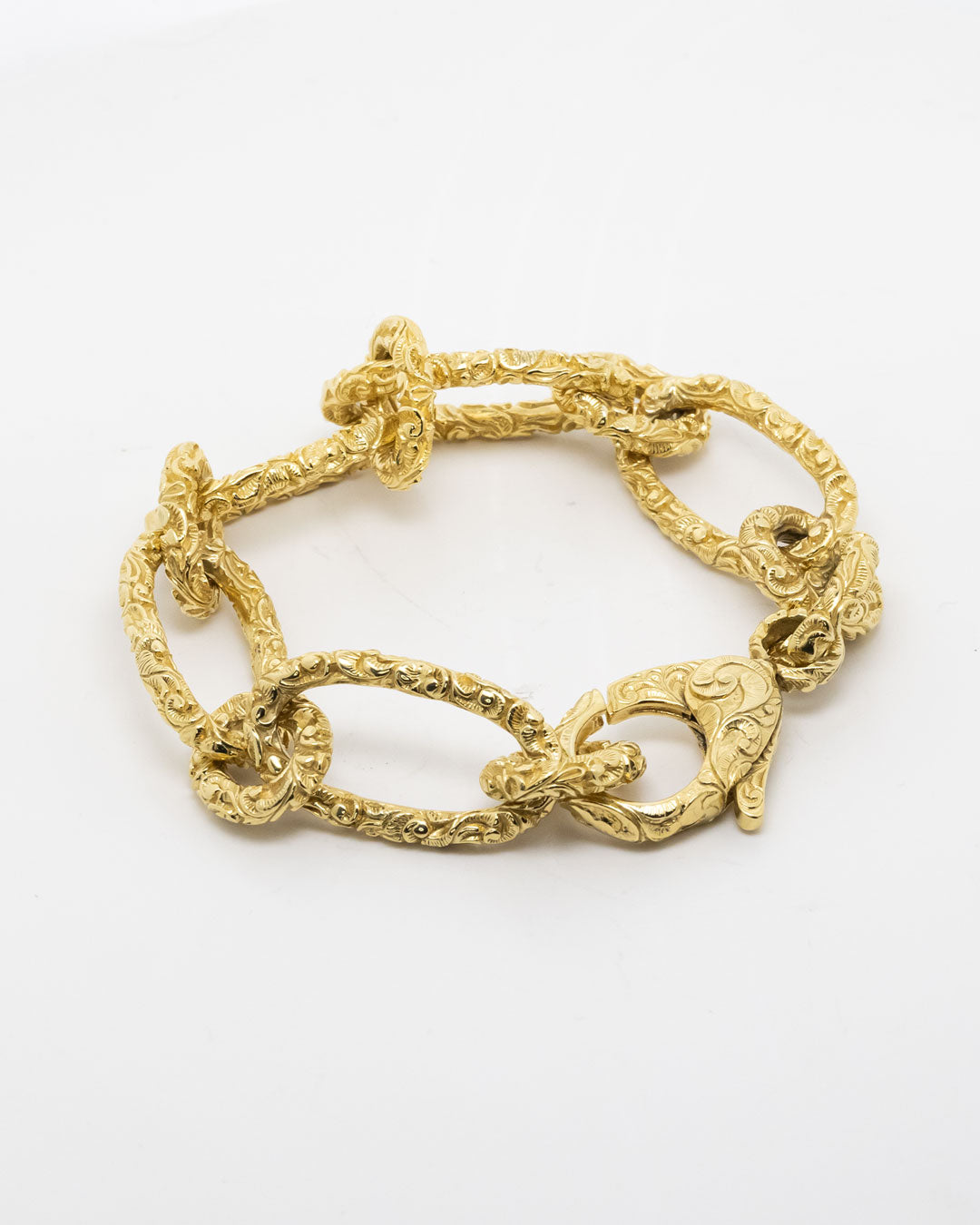 BRACCIALE GROUMETTE OVALI DORATO