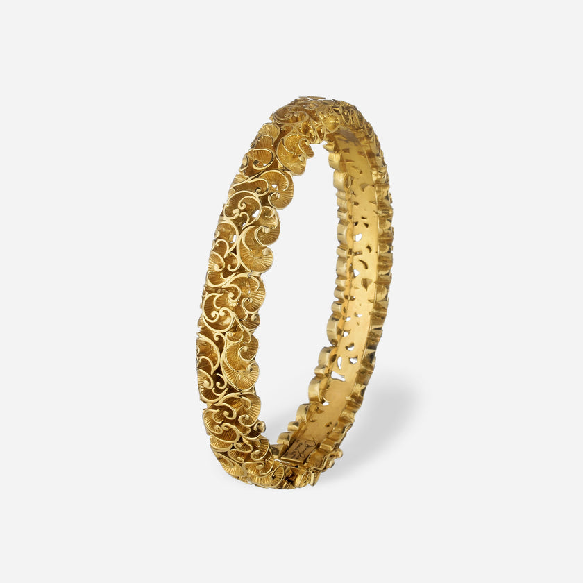 BRACCIALE OPERA MANETTA MEDIA DORATO