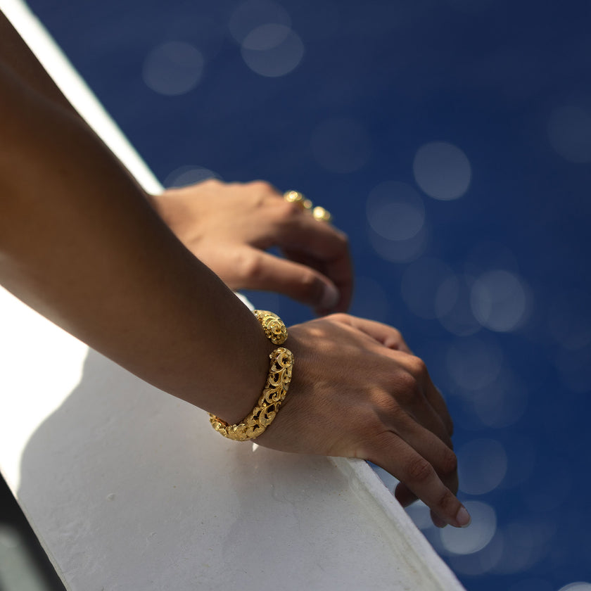 BRACCIALE CONTRARIÉ DORATO