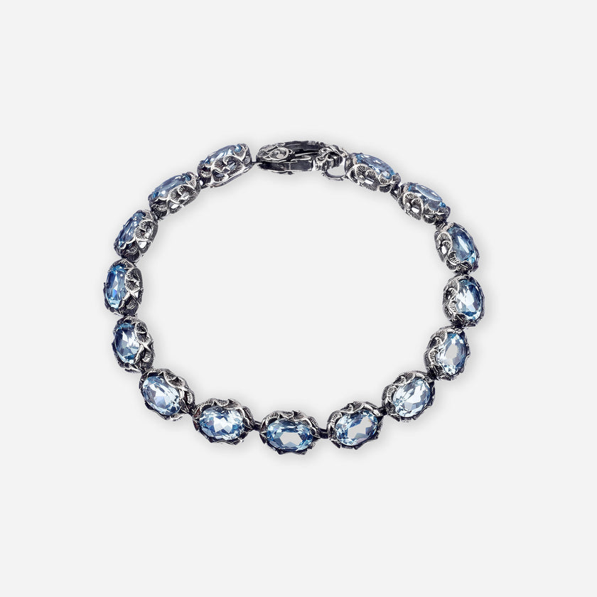 Ciondolo In Pietra Di Luna, Topazio Blu E Larimar / Ciondolo In Argento Sterling 925 / Pietra Preziosa Curativa / Regali Per Lei / Cabochon A Pera / Ciondoli In Pietra Di Luna - Italia - Foto 6