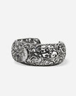 BRACCIALE BOMBATO CON PIETRA CENTRALE