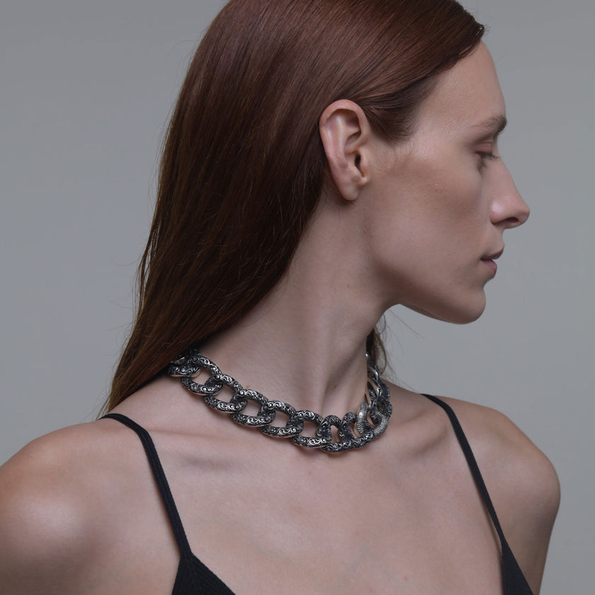 COLLANA GROUMETTE DIAMANTI