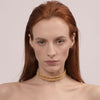 COLLANA CHOKER RIGIDA DORATA