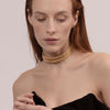 COLLANA CHOKER RIGIDA DORATA