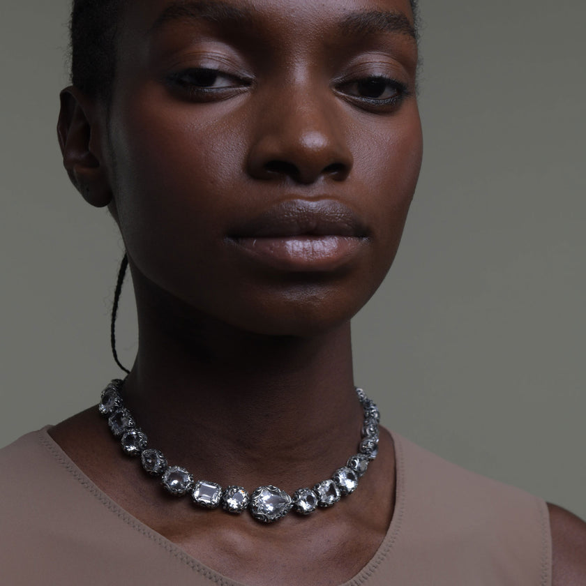 COLLANA GIROCOLLO MIXED CUT