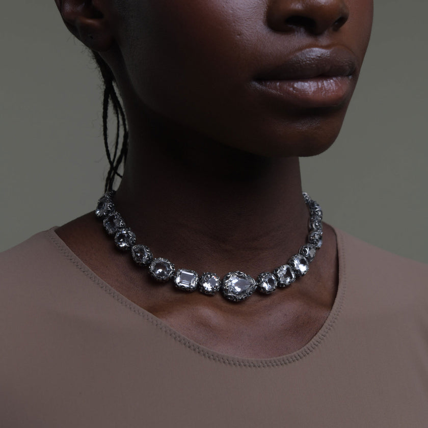 COLLANA GIROCOLLO MIXED CUT