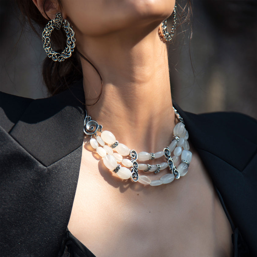 COLLANA MOON STONE