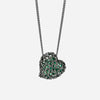 Shakti necklace, heart and Bohemian stones