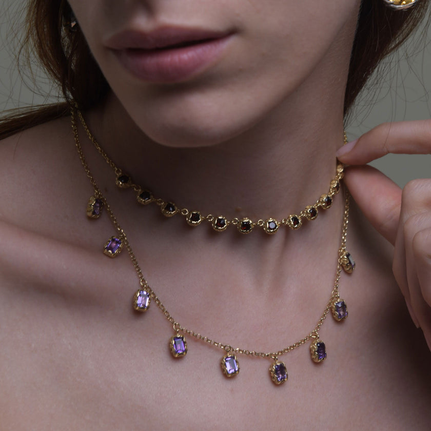 COLLANA SHRI DORATA ROUND