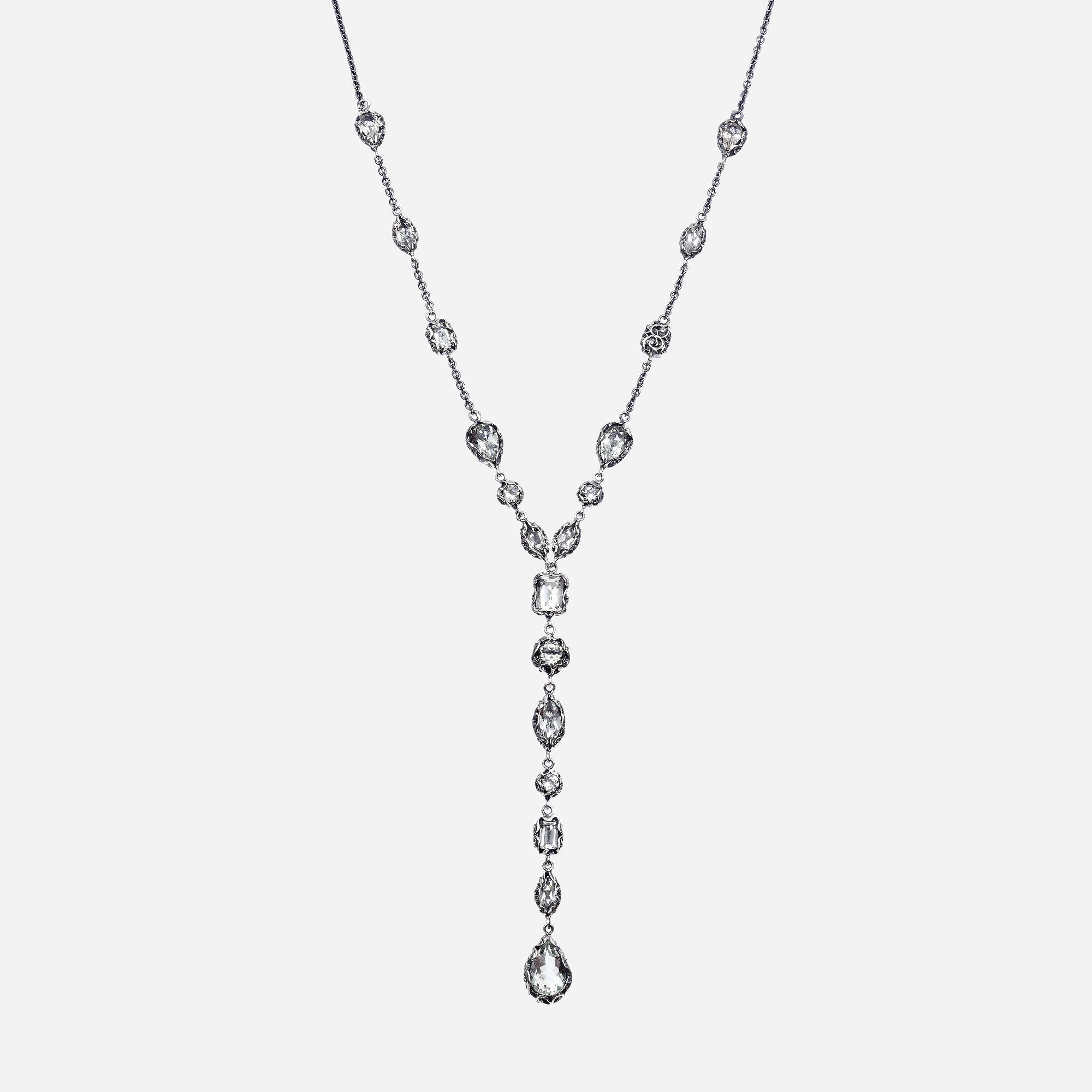 Collana Shri con 19 pietre naturali