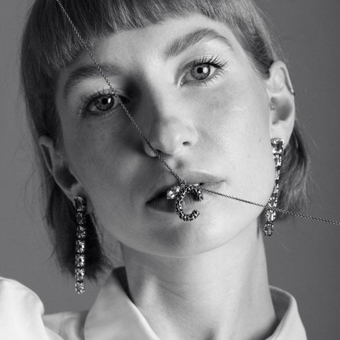 COLLANA CIONDOLO LETTERA C