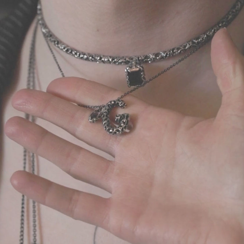 COLLANA CIONDOLO LETTERA G