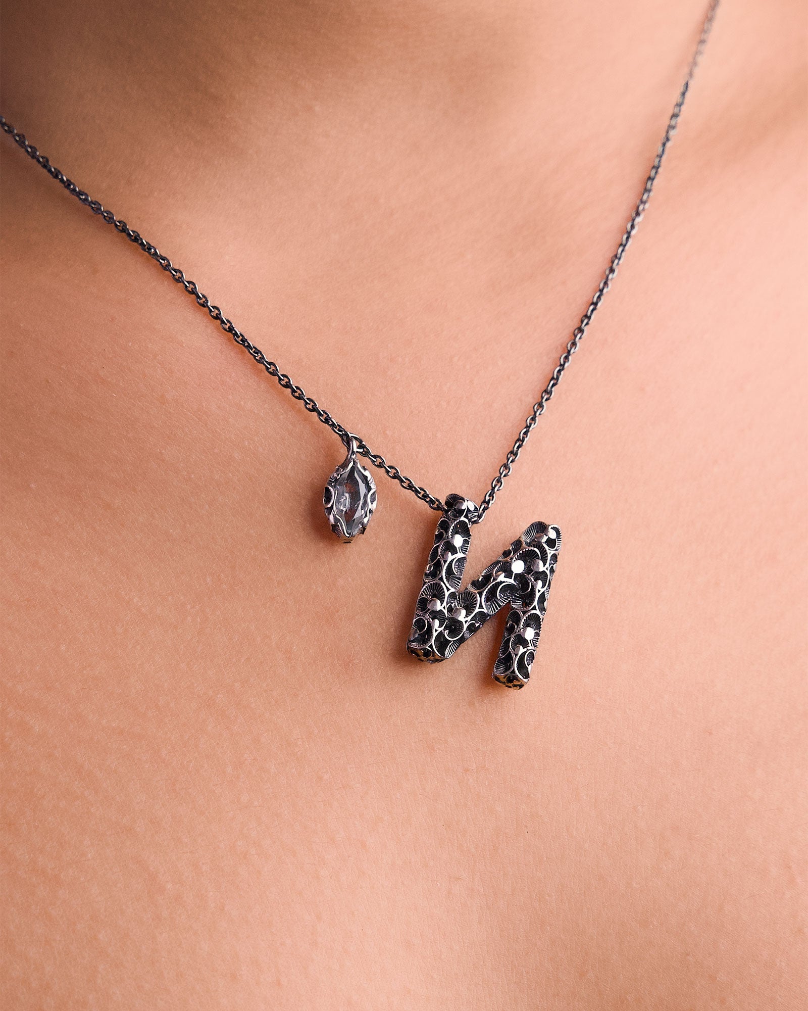 COLLANA CIONDOLO LETTERA N