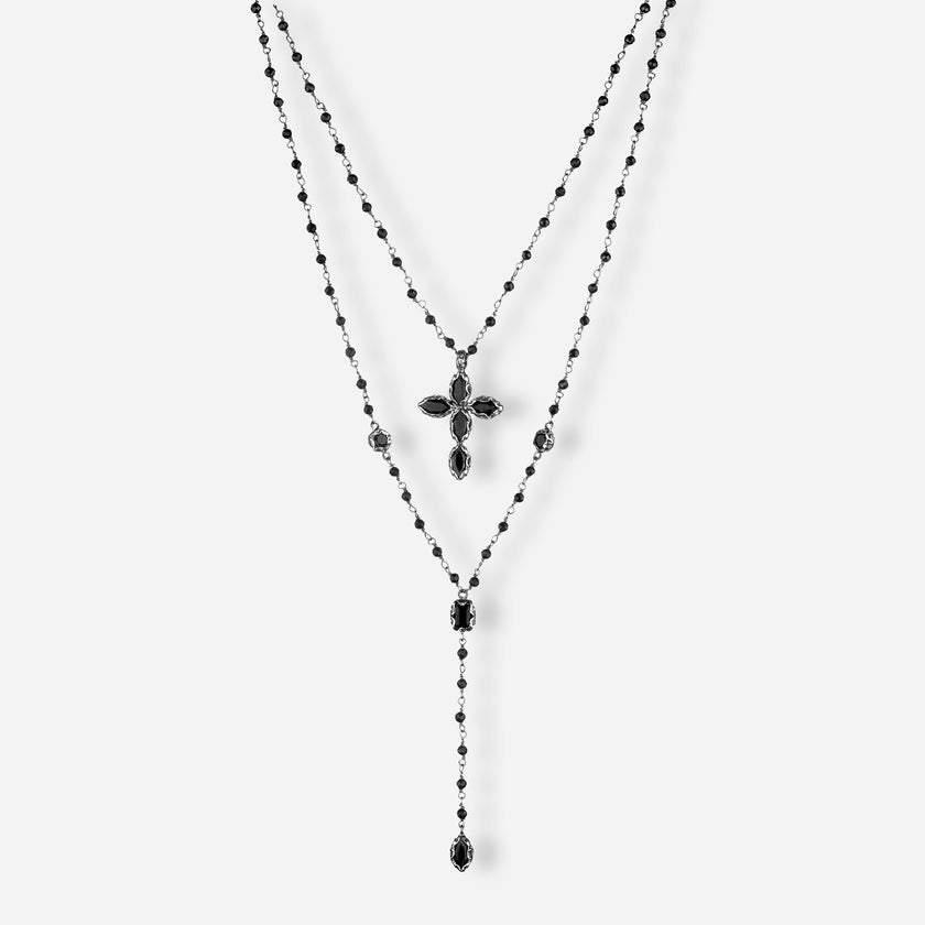 COLLANA ROSARIO ONICE