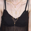 COLLANA ROSARIO 5 FILI DORATA