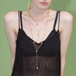 COLLANA ROSARIO 5 FILI DORATA