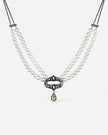 COLLANA HALO PERLE DOPPIO FILO