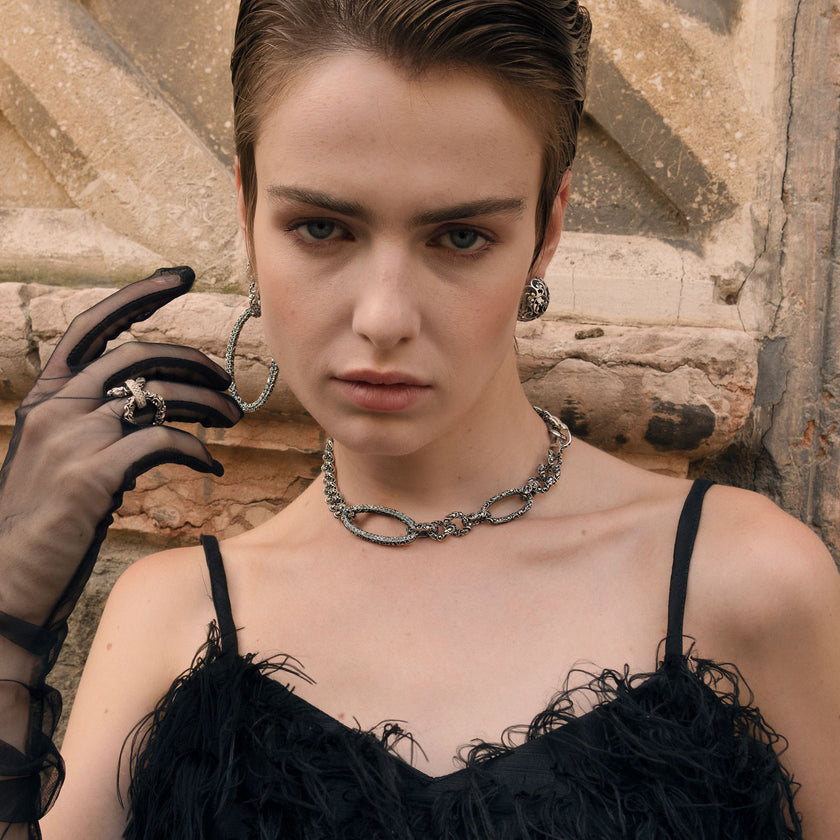 COLLANA GROUMETTE PAVÉ