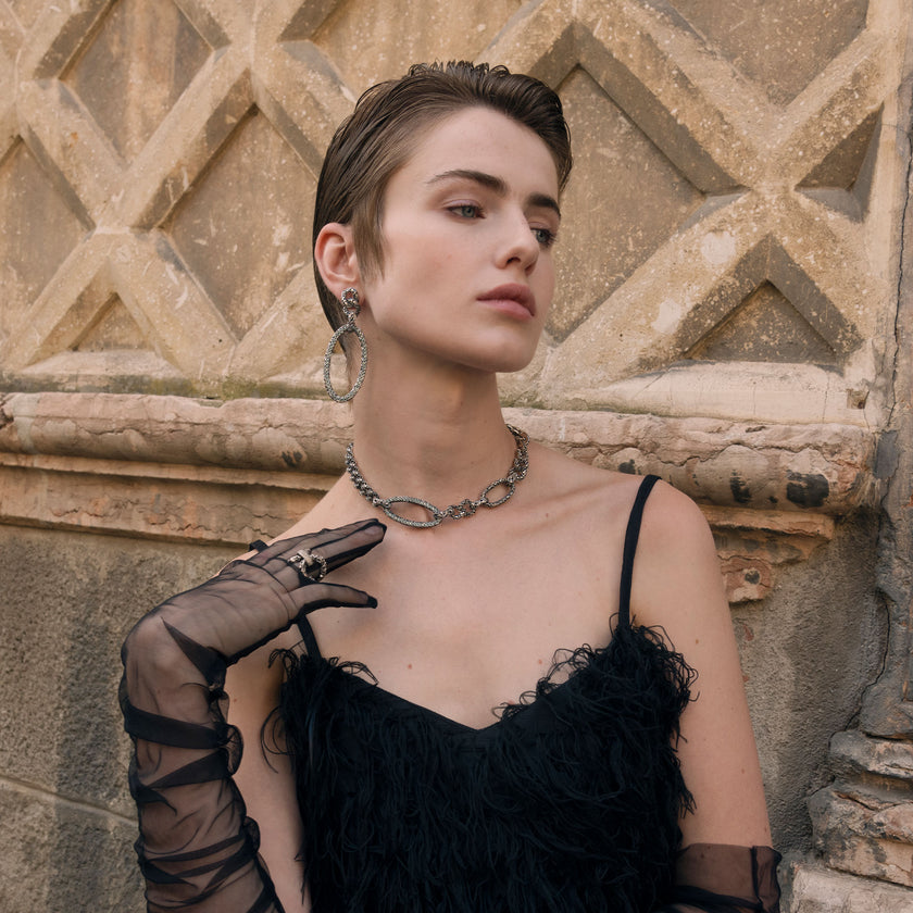 COLLANA GROUMETTE PAVÉ