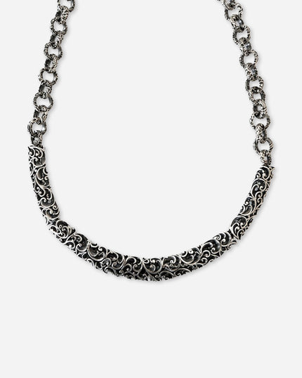 COLLANA CHOKER CON CATENA ROLÒ