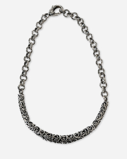COLLANA CHOKER CON CATENA ROLÒ