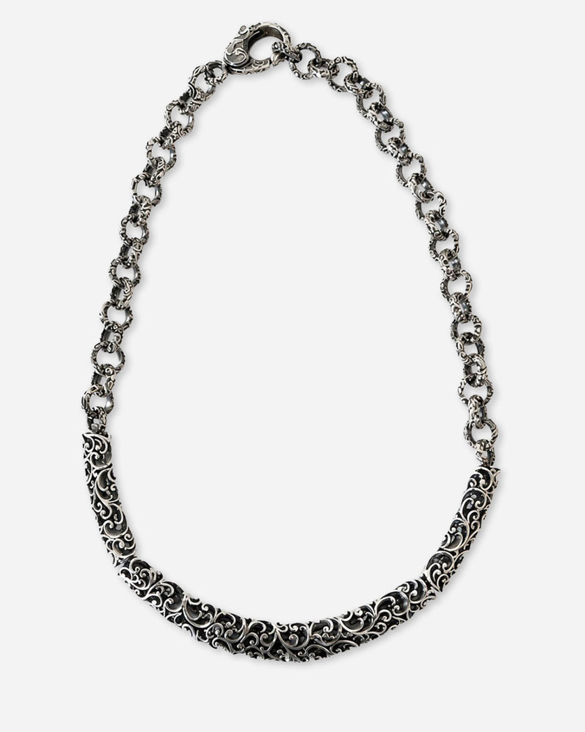 COLLANA CHOKER CON CATENA ROLÒ
