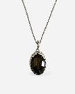 COLLANA CIONDOLO OSSIDIANA