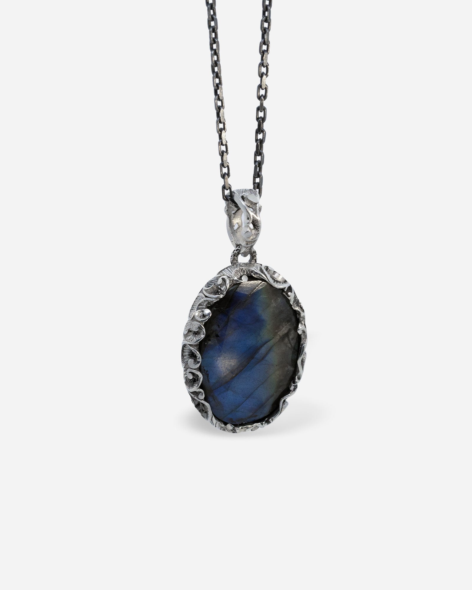 COLLANA CIONDOLO LABRADORITE