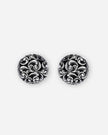 ORECCHINI A BOTTONE IN ARGENTO